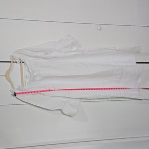 White Linen Midi Dress